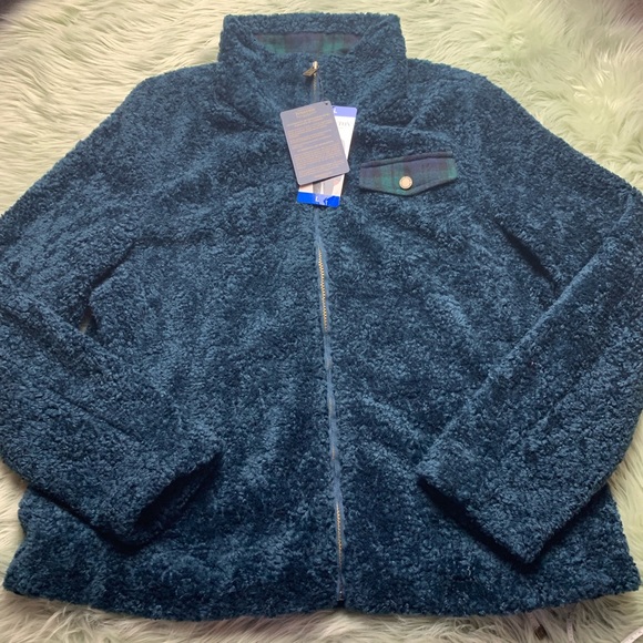 Pendleton Jackets & Blazers - Pendleton NWT Navy Blue Fuzzy Coat